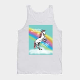 Unicorn Believe In Magic Tank Top